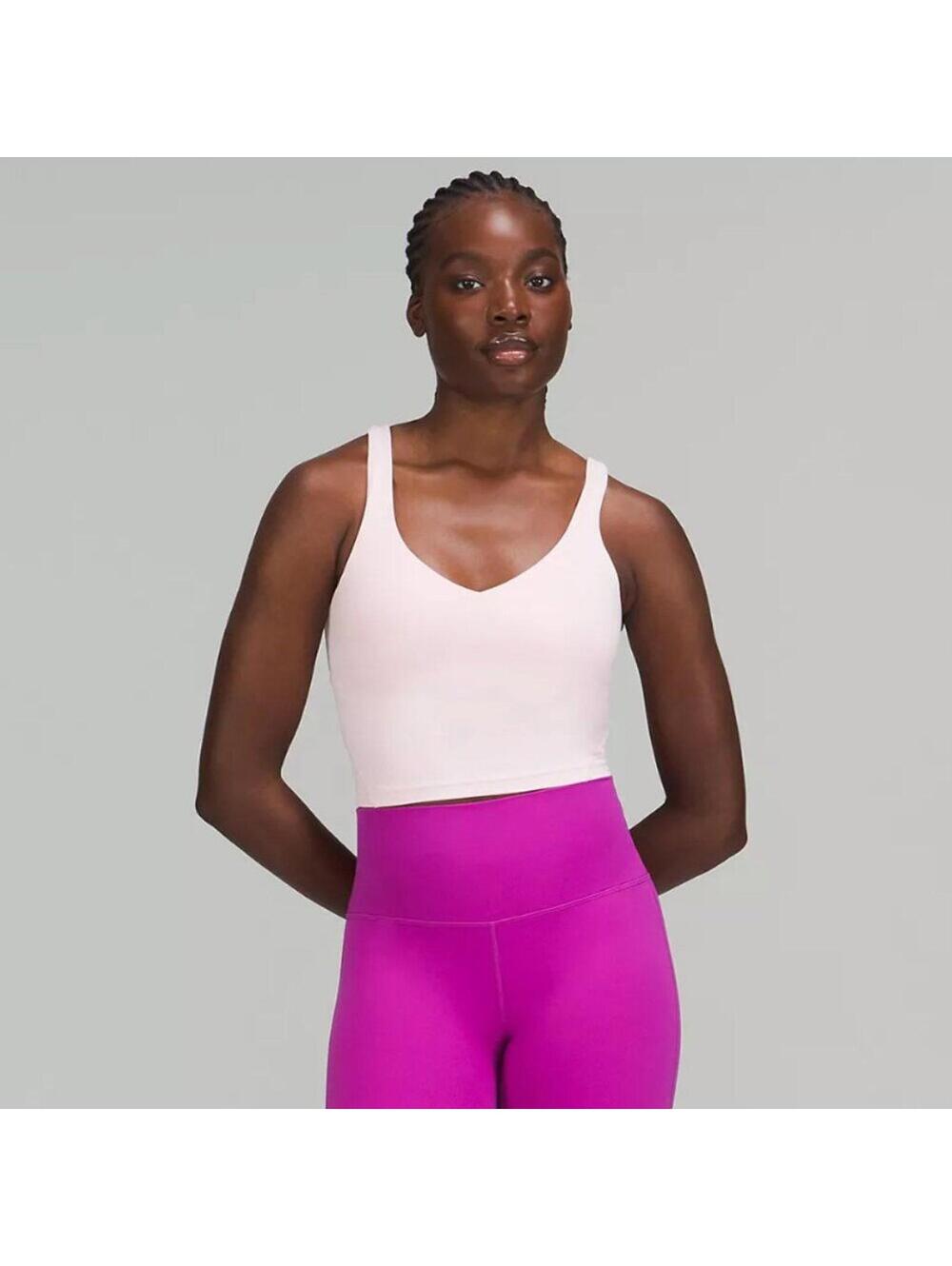 lululemon Align™ Tank Top  Light Support, A/B Cup Strawberry Milkshake Size 8